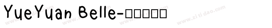 YueYuan Belle字体转换